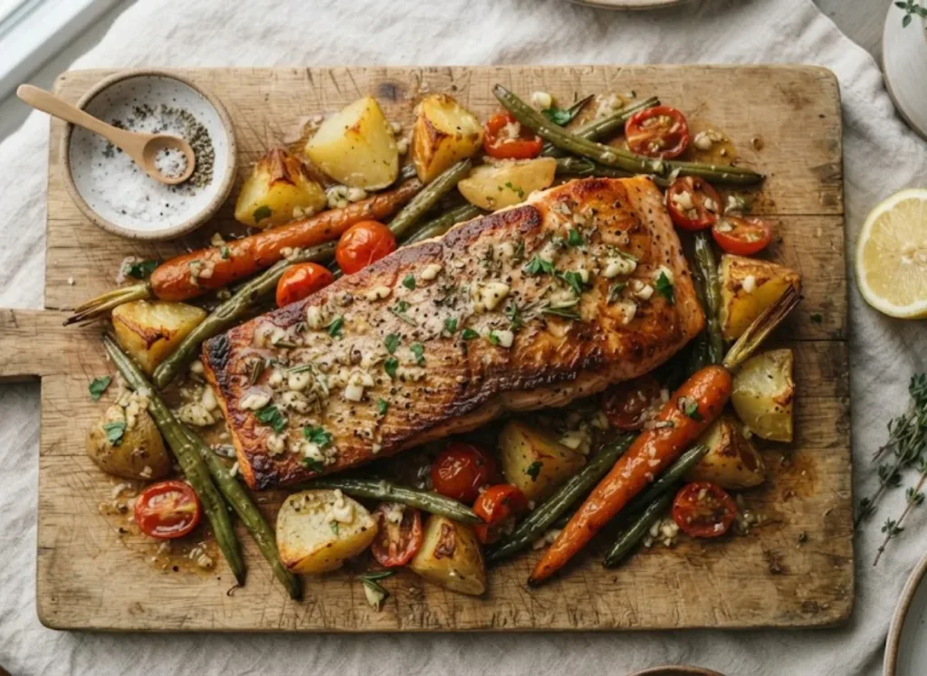 Garlic Butter Salmon Fillet