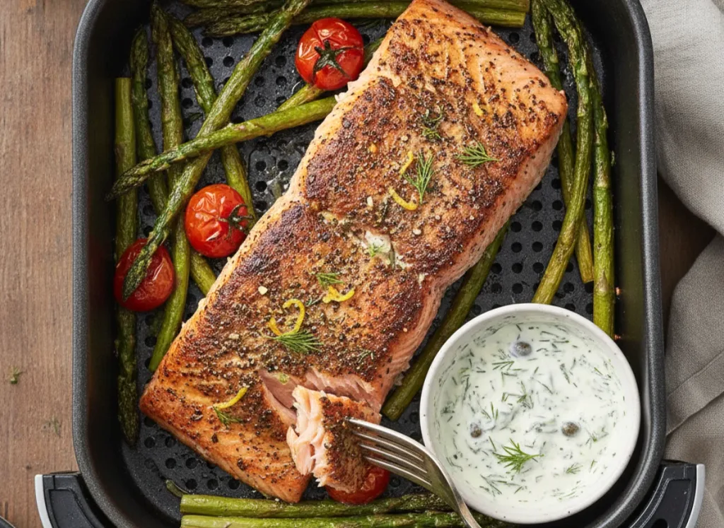 Gourmia Air Fryer Salmon