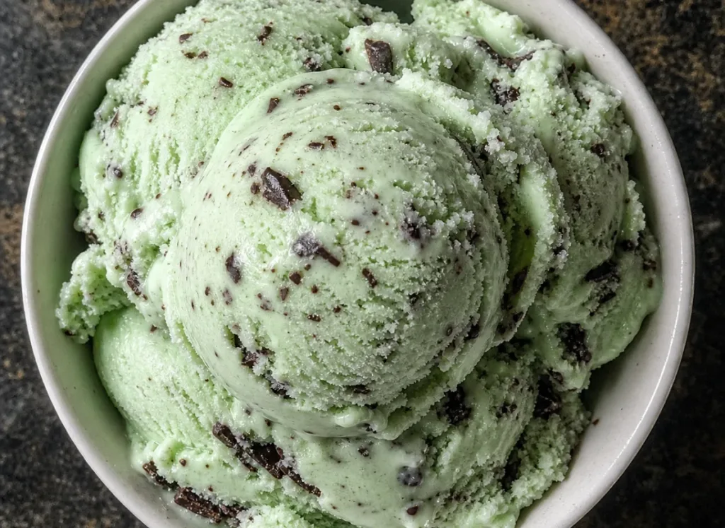 Mint Chocolate Chip Ice Cream 4