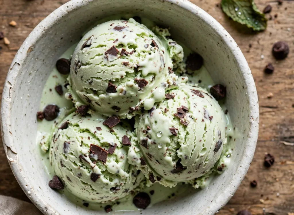 Mint Chocolate Chip Ice Cream 5