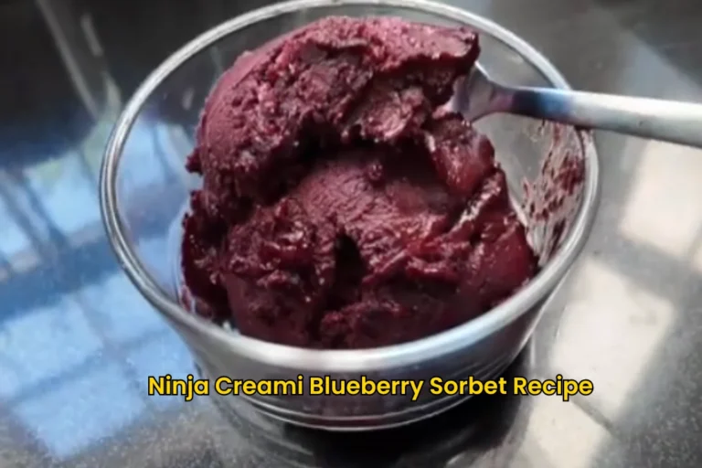 Ninja Creami Blueberry Sorbet Recipe