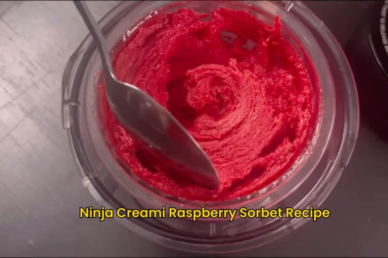 Ninja Creami Raspberry Sorbet Recipe