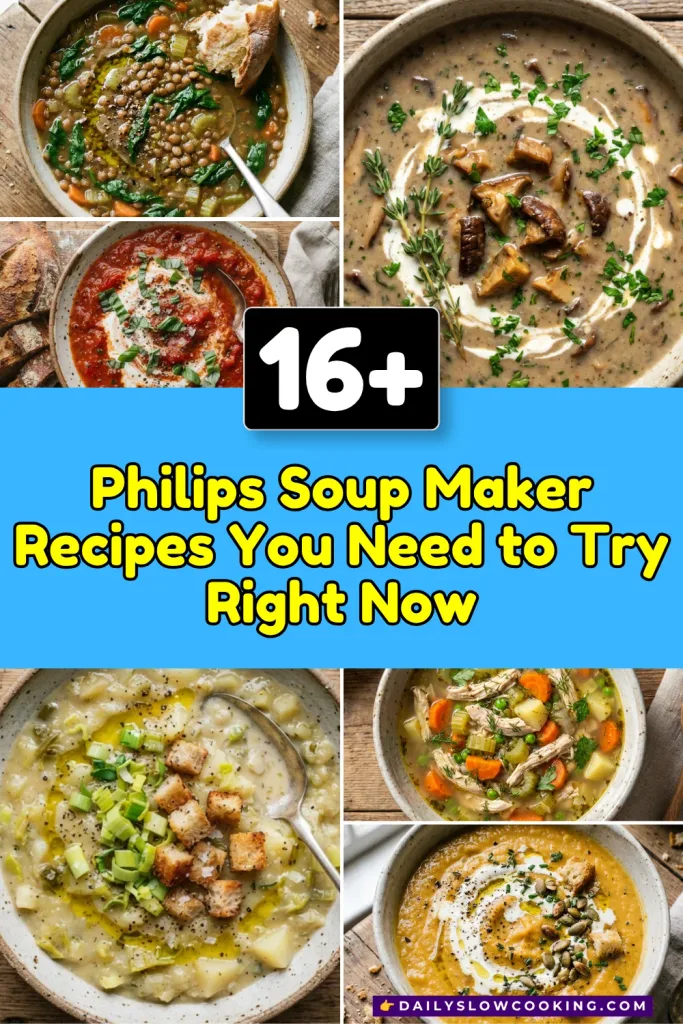 Philips Soup Maker Recipes You Need to Try Right Now