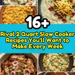 Rival 2 Quart Slow Cooker Recipes Youll Want to Make Every Week
