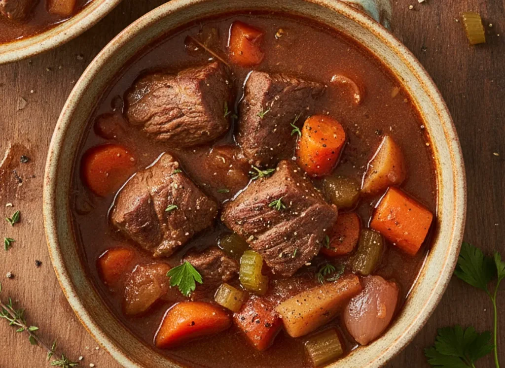 Slow Cooker Beef Stew for Two