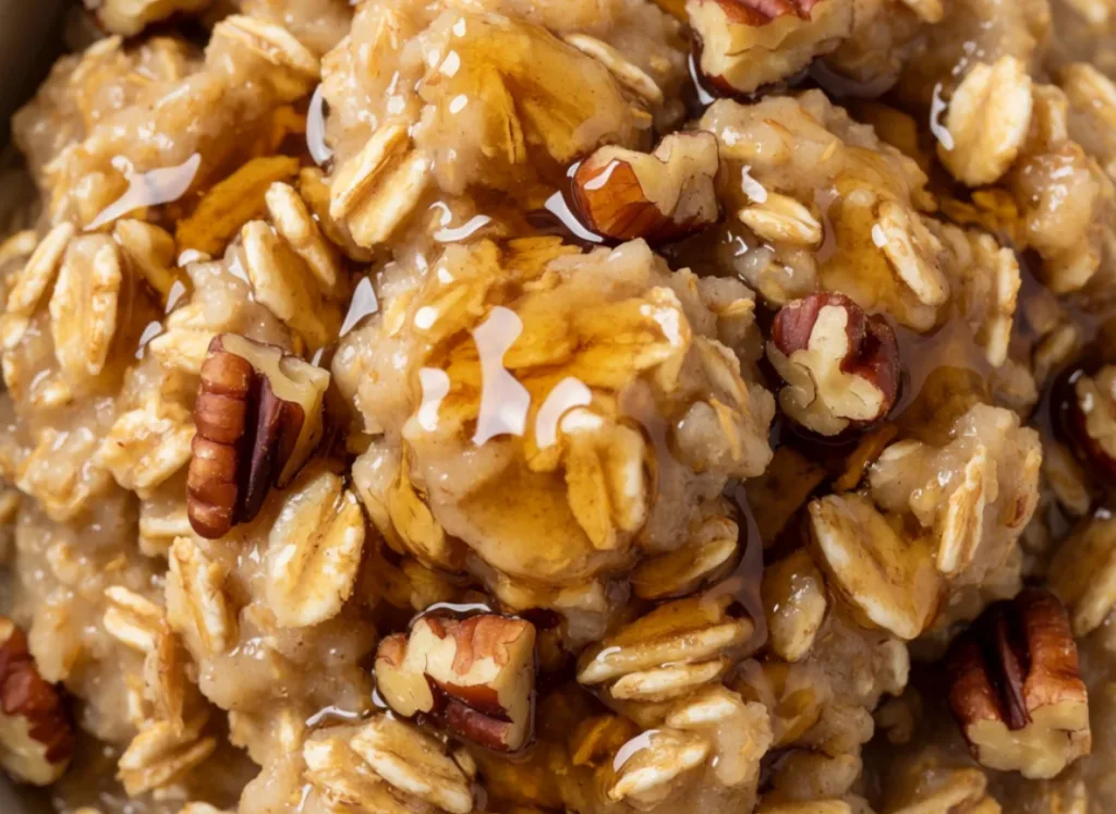 Steel Cut Oats With Maple and Pecans