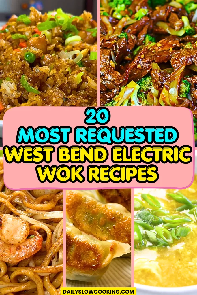 West Bend Electric Wok Recipes (most requested)